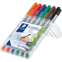 STAEDTLER Lumocolor NonPemanent-Marker 316F, 6er Etui