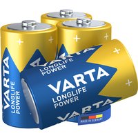 VARTA Alkaline Batterie Longlife Power, Mono (D/LR20), 4er
