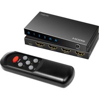 LogiLink 4K/60Hz HDMI Switch, 3-fach, schwarz