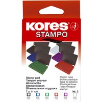 Kores Stempelkissen, METALLICA, (B)110 x (T)70 mm, blau