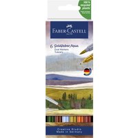 FABER-CASTELL Aquarellmarker GOLDFABER, 6er Etui Toskana