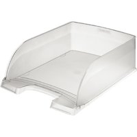 LEITZ Briefablage Plus Jumbo, DIN A4, Polystyrol, silber