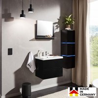 Home Deluxe 4058166277916 Badmöbelset Schwarz
