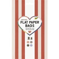 folia Flachbeutel Flat Paper Bags Stripes, CLASSIC