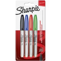 Sharpie Permanent-Marker FINE, 4er Blisterkarte