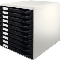 LEITZ Schubladenbox Formular-Set, 10 Schübe, lichtgrau/ – Bild 2