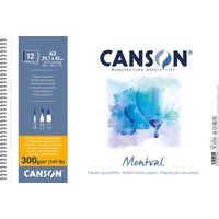 CANSON Aquarellblock, Montval, DIN A3, 300 g/qm