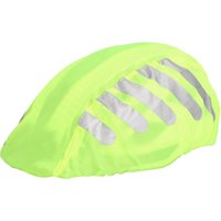FISCHER Regenschutz für Fahrrad-Helme, neongelb – Bild 2