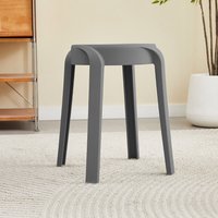 Home Deluxe 4058166432193 Hocker Grau