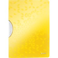 LEITZ Klemmhefter WOW ColorClip, DIN A4, PP, gelb-metallic – Bild 2
