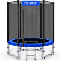 monzana Trampolin Ø183 cm inkl Sicherheitsnetz TÜV Rheinland GS