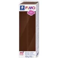 FIMO SOFT Modelliermasse, ofenhärtend, schokolade, 454 g
