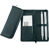 Alassio Schreibgeräte-Etui, für 3 Schreibgeräte, schwarz – Bild 2