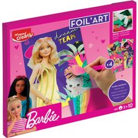 Maped Creativ Kreativset FOIL ART Barbie, 18-teilig – Bild 2