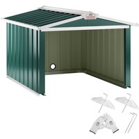 Gardebruk® Mähroboter Garage Grün Metall 86x100x63cm