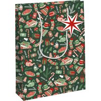 Clairefontaine Weihnachts-Geschenktüte, Cosy, mittel