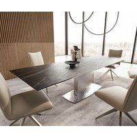 DELIFE Edge Esstisch Keramik Edelstahl