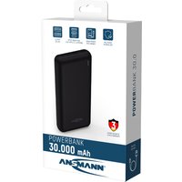 ANSMANN Powerbank PB212, 30.000 mAh, schwarz