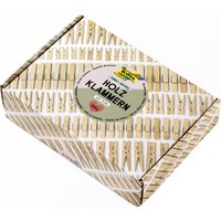 folia Holzklammern-Mix NATURAL Jumbobox, 500 g – Bild 2