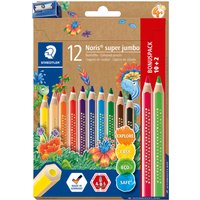 STAEDTLER Dreikant-Buntstift Noris super jumbo, 10 2