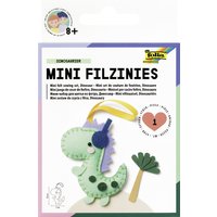 folia Mini Filz-Nähset, Filzinies, 12-teilig, Dinosaurier