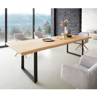 DELIFE Edge Esstisch 260x100 Metall – Bild 2