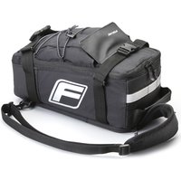FISCHER Fahrrad-Gepäckträgertasche 2in1, schwarz