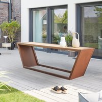 Home Deluxe 4058166427885 Gartentisch Braun