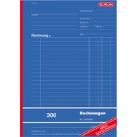herlitz Formularbuch, Rechnung 306, DIN A4, 2 x 40 Blatt
