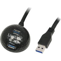 LogiLink USB 3.0 Docking Station, 2-fach, mit Ladefunktion