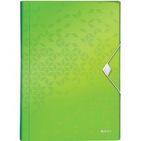 LEITZ Fächermappe WOW, A4, PP, 6 Fächer, grün