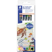 STAEDTLER Doppel-Fasermaler, Australien, 6er Kartonetui