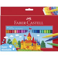 FABER-CASTELL Fasermaler CASTLE, 50er Kartonetui