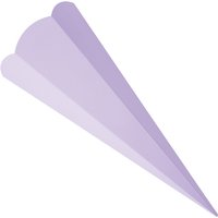folia Schultüten-Zuschnitt, 6-eckig, 680 mm, flieder – Bild 2