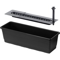 orthex Blumenkasten BALCONY, Breite: 550 mm, schwarz – Bild 2