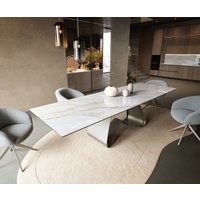 DELIFE Edge Esstisch Keramik Titan