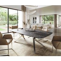 DELIFE Edge Esstisch Keramik Anthrazit