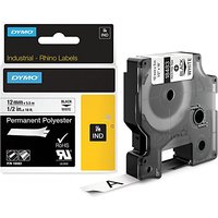 DYMO RHINO Polyester-Schriftband transparent, 12 mm x 5,5 m – Bild 2