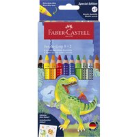 FABER-CASTELL Dreikant-Buntstifte Jumbo GRIP Dino, 8 2
