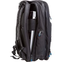 LiGHTPAK Notebook-Rucksack, ECHO, aus Nylon, schwarz