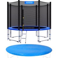 monzana Trampolin Ø366cm inkl Sicherheitsnetz TÜV SÜD GS Abdeckung – Bild 2
