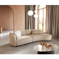 DELIFE Mairi XXL Sofa Cord Beige
