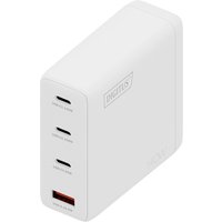 DIGITUS USB-Adapterstecker GaN Charger, 3x USB-C/1x USB-A
