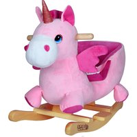 Deuba Schaukeltier Einhorn Rosa mit Sicherheitsgurt