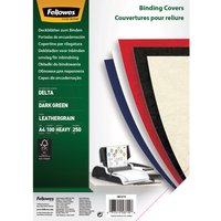 Fellowes Deckblatt Delta, Lederstruktur, DIN A4, royalblau