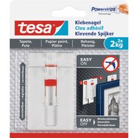 tesa Powerstrips Klebenagel für Tapeten und Putz, 2,0 kg – Bild 2