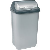 keeeper Abfallbehälter, rasmus, 50 Liter, silber