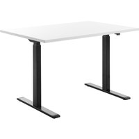 Topstar Sitz-/Steh-Schreibtisch, (B)1.200 mm, schwarz/weiß – Bild 2