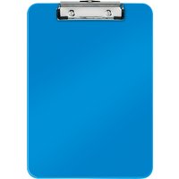 LEITZ Klemmbrett WOW, DIN A4, Polystyrol, blau-metallic