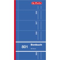 herlitz Formularbuch, Bonbuch 803, DIN A4, sortiert